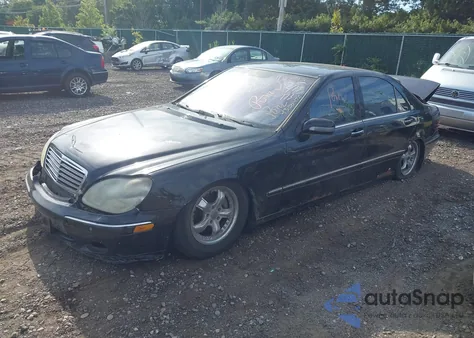 2000 Mercedes-Benz S 500 from USA, damaged, VIN WDBNG75J9YA109525